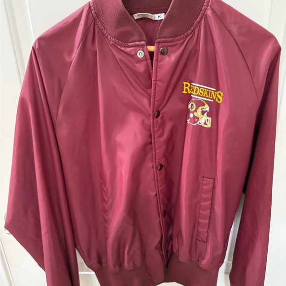 Washington Redskins Snap Button Front Size M Light Windbreaker jacket Logo - Picture 7 of 7